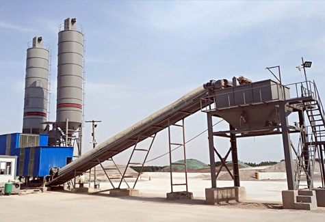 Stabilized soil mixing plant