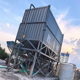 100-ton horizontal cement tank