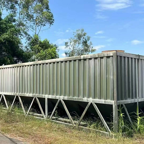 100-ton horizontal cement tank